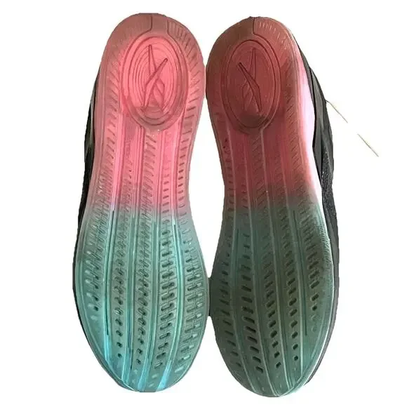 Reebok Mens Size 11.5 Nano X4 Sneakers Black Cyan Pink Gum - Picture 7 of 11